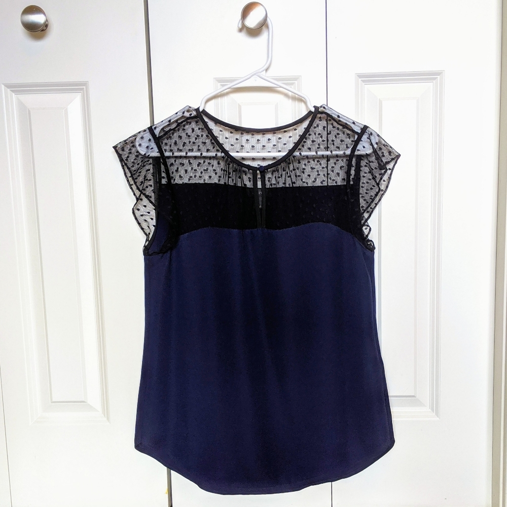 NWOT J Crew Swiss Dot Blouse